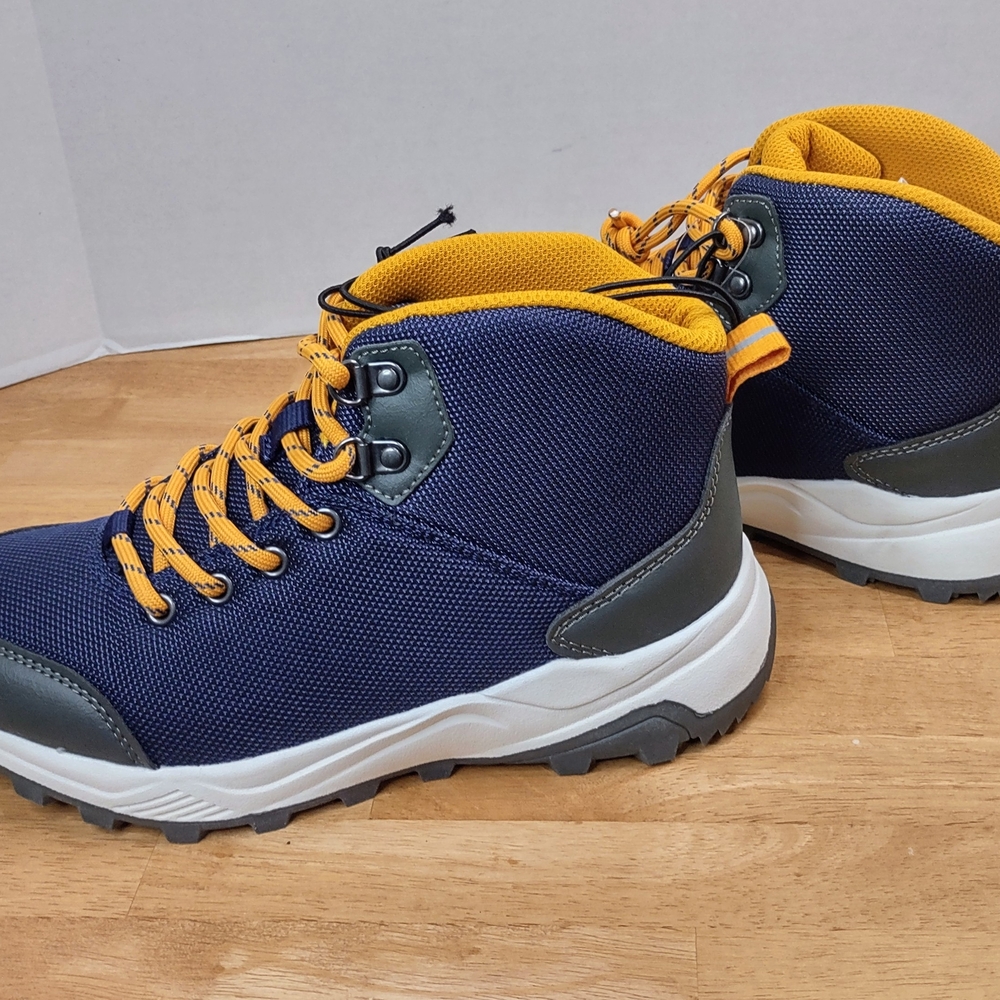 Navy and Yellow Hiking Boots - Picture 6 of 7
